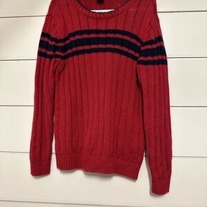 Class Club Red and Black Crewneck Sweater